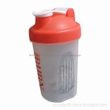 Hot sell 400ml shaker bottle made in China, quality guaranteed, suntop